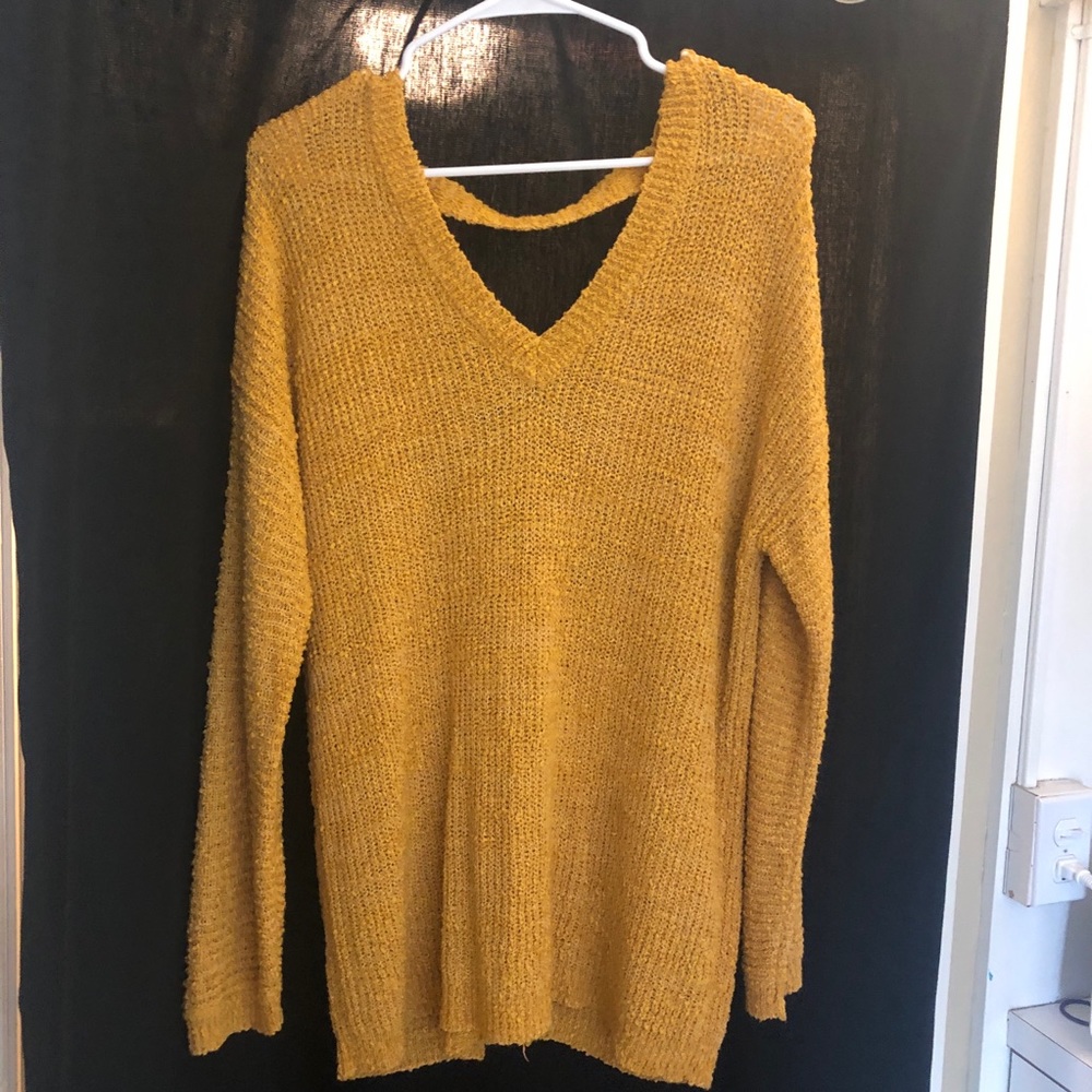 Forever 21 new condition mustard sweater